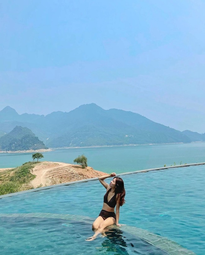 4 bể bơi vô cực "nhìn là muốn đi" ở vùng núi phía Bắc: View thung lũng đẹp mê mẩn, lại còn điều chỉnh nhiệt độ theo mùa - Ảnh 7.