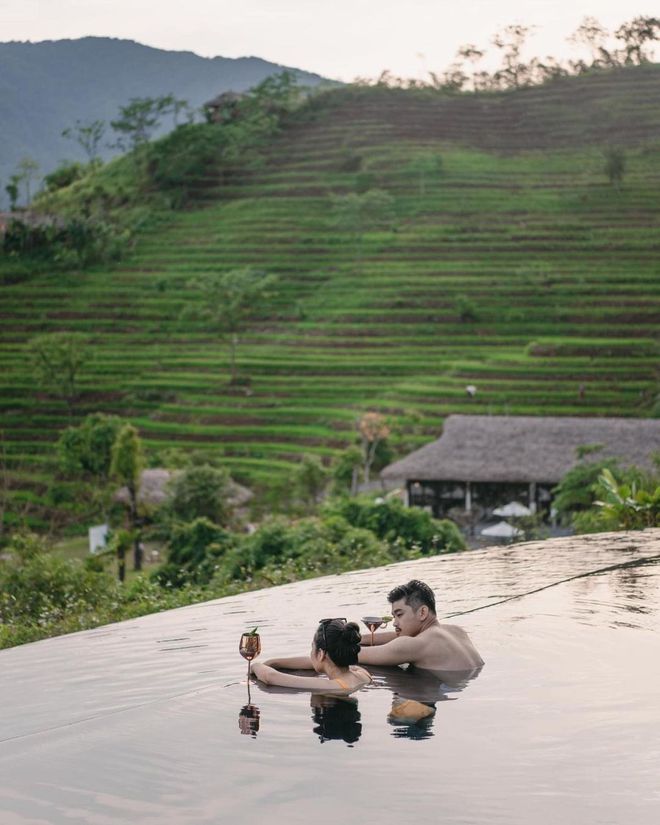 4 bể bơi vô cực "nhìn là muốn đi" ở vùng núi phía Bắc: View thung lũng đẹp mê mẩn, lại còn điều chỉnh nhiệt độ theo mùa - Ảnh 11.
