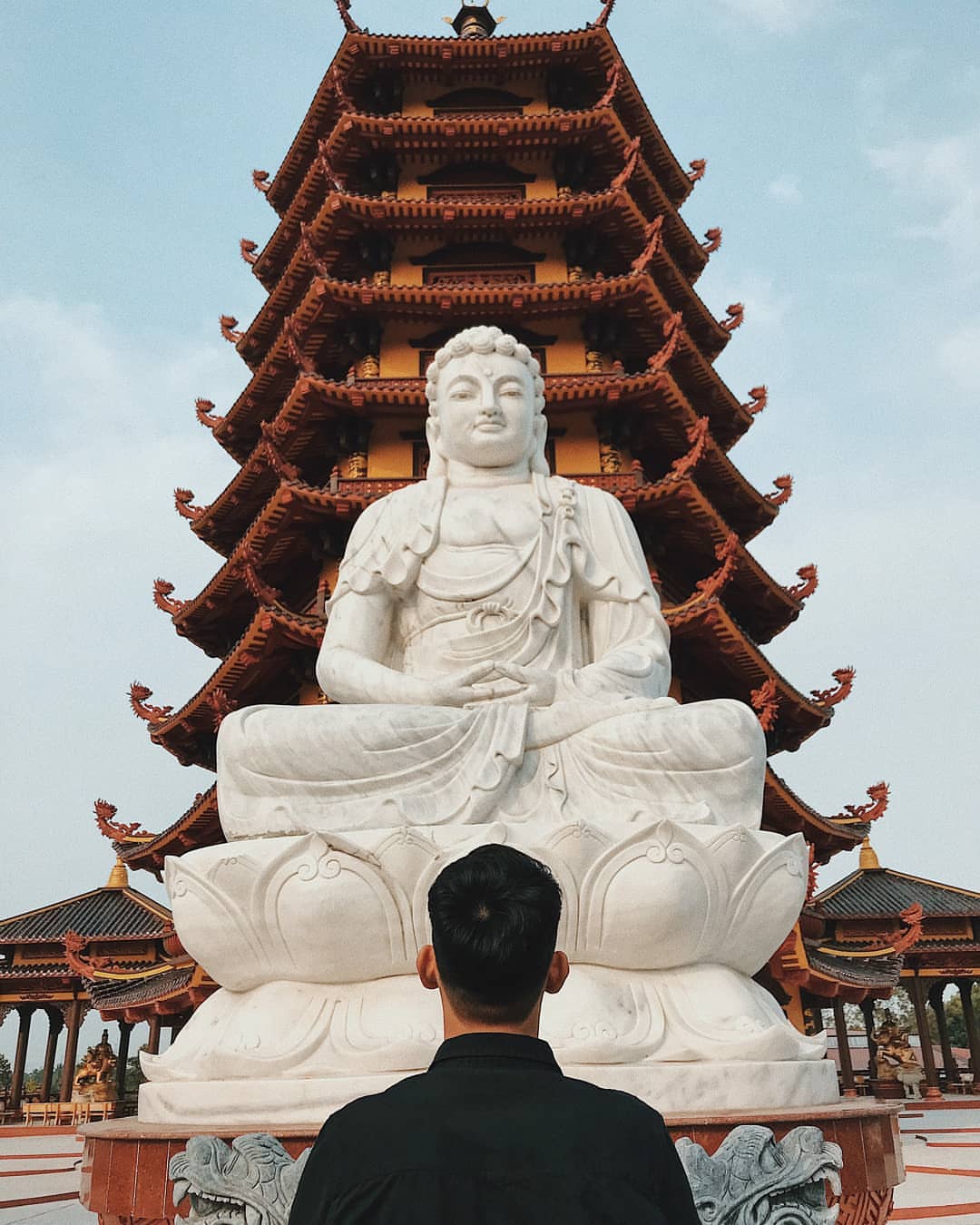 Vãn cảnh Chùa Phật Ngọc Xá Lợi - Ngôi chùa siêu đẹp ở Vĩnh Long