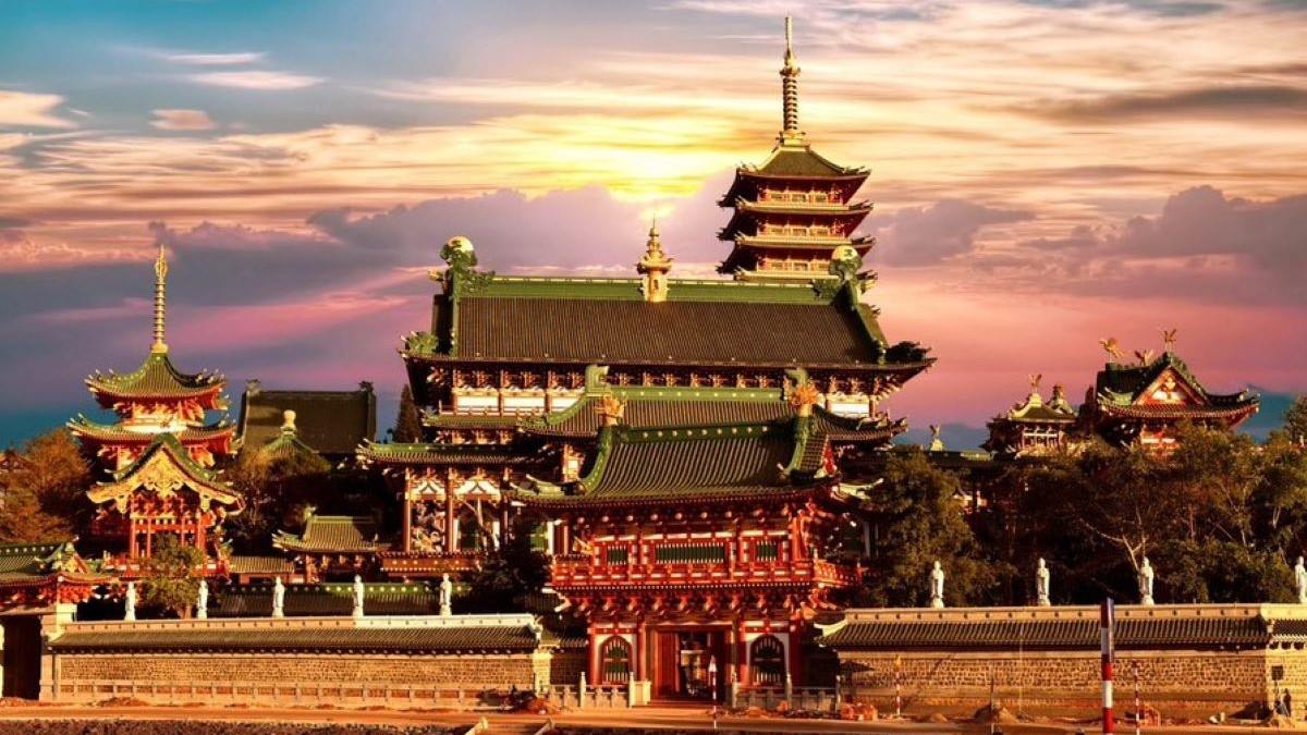 Chùa Minh Thành: Kiệt tác kiến trúc tâm linh đậm chất Á Đông | Xanh SM